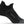 A medial view of the Feetures Elite Ultra Light no show running sock (left foot) in the color black