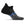 A medial view of the Feetures Elite Max Cushion running sock (left foot) in the color iron ore.