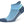 A lateral view of the Balega Silver no show running sock in the color legion blue etherial.