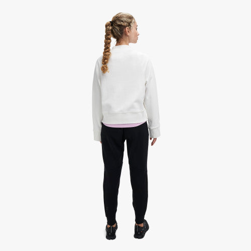 Back view of the Women's Crew Neck by ON in the color white