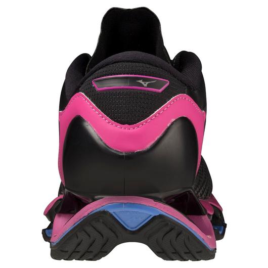 Back view of the Women's Wave Prophecy 12 in the color Black Oyster