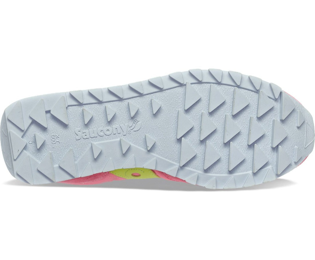 The outsole of the Jazz Triple has a triangle shape that helps to provide traction