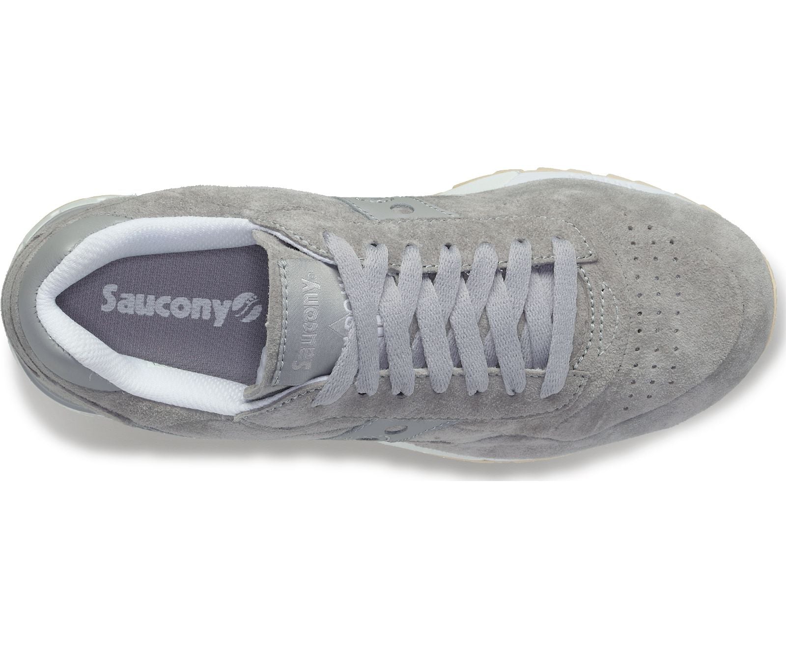 Top view of the Saucony Shadow 5000 Unisex lifestyle shoe in Grape