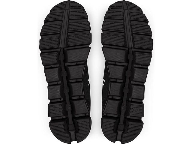Bottom (outer sole) view of the Men's ON Cloud 5 Waterproof in All Black