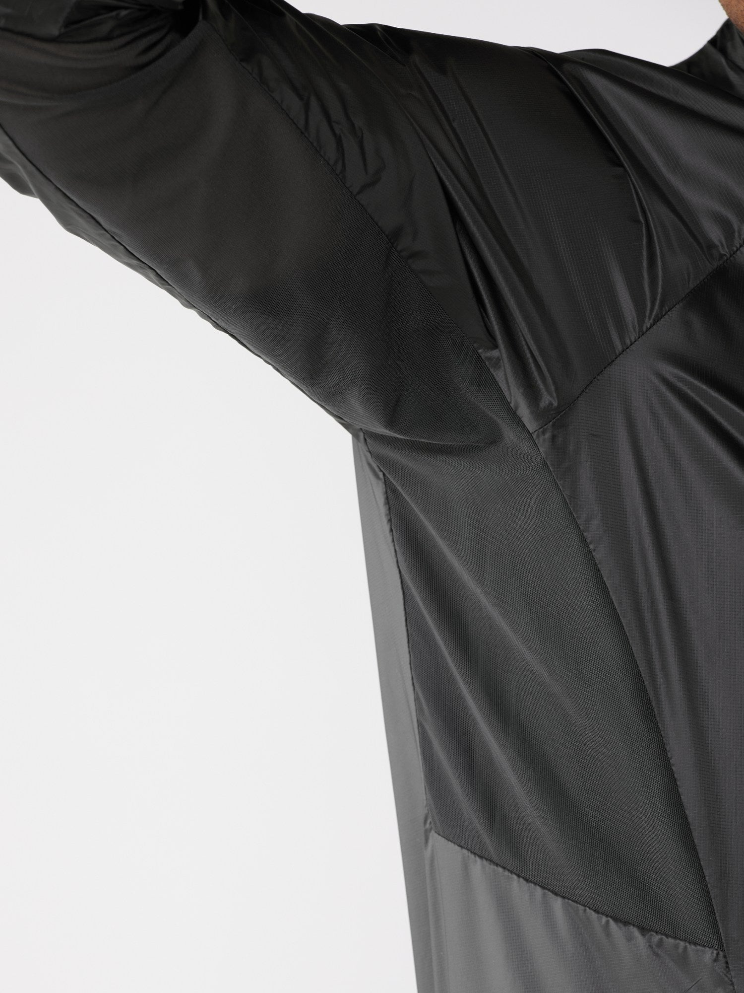Armpit view of mens Zero Jacket