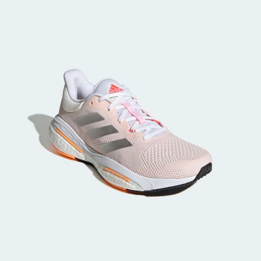 The Women's Solar Glide 5 from adidas are a great shoes.  They work well for running but they also look and feel good standing in line at Starbucks