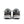 Back view of the Men's New Balance 990 V6 lifestyle shoe in Black/White