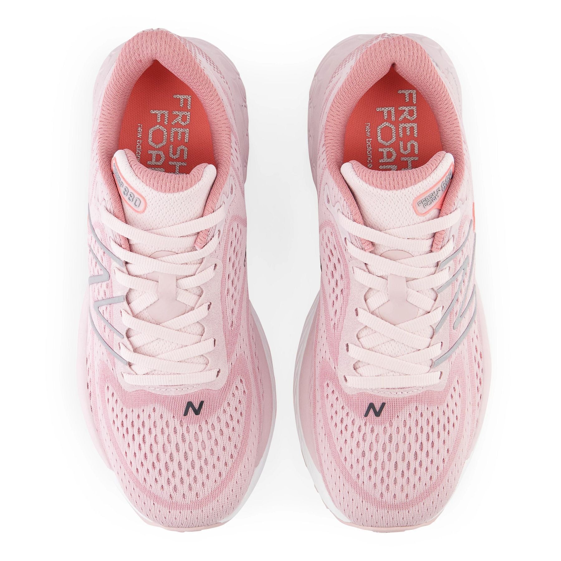 Top view of the Women's New Balance 880 V13 in the color Stone Pink