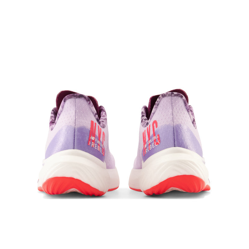 Back view of the special NYC Marathon edition of the Women's NB Fuel Cell Rebel V3