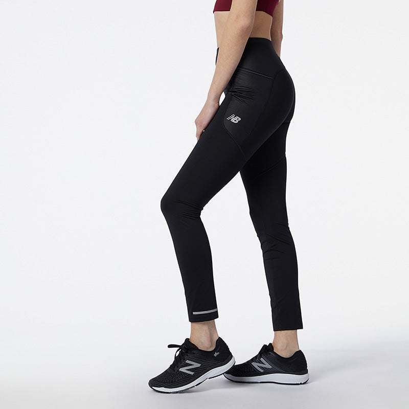 Side view of the Women's NB Heat Tight in Black