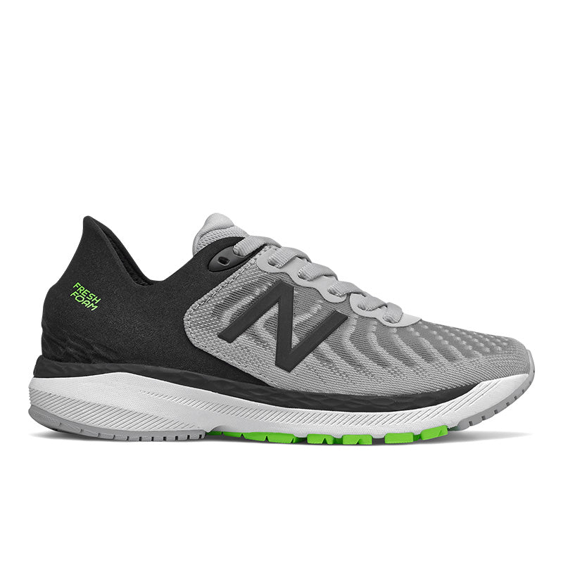 Lateral view of the Youth (Boys) 860 V11 in the color Grey/Black